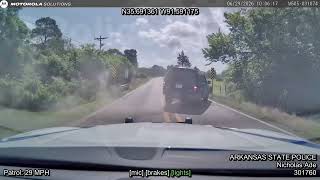 Arkansas State Police vs. Ford Explorer - Wanted driver hit w/ multiple PIT Maneuvers during PURSUIT