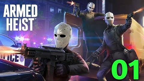 Armed Heist | Walkthrough Gameplay #01 | [Tutorial] || Pixel Prowler ( iOS, Android)