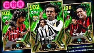 Upcoming Monday Italian League Midfielders Pack In eFootball 2024 Mobile || Players Boosted Ratings