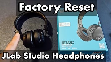 JLab Studio Headphones: how to Factory Reset (Problems Paring, Connecting, One Side not Working)