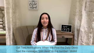 Video Devo Episode 5 Season 25 Trust