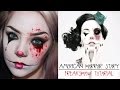 Halloween american horror story freak show makeup tutorial  shlemonade