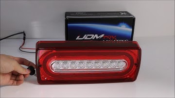 iJDMTOY LED Sequential Turn Signal Tail Lights Demo