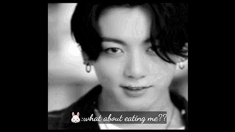 Bts reaction when you are not eating and drinking after an argument