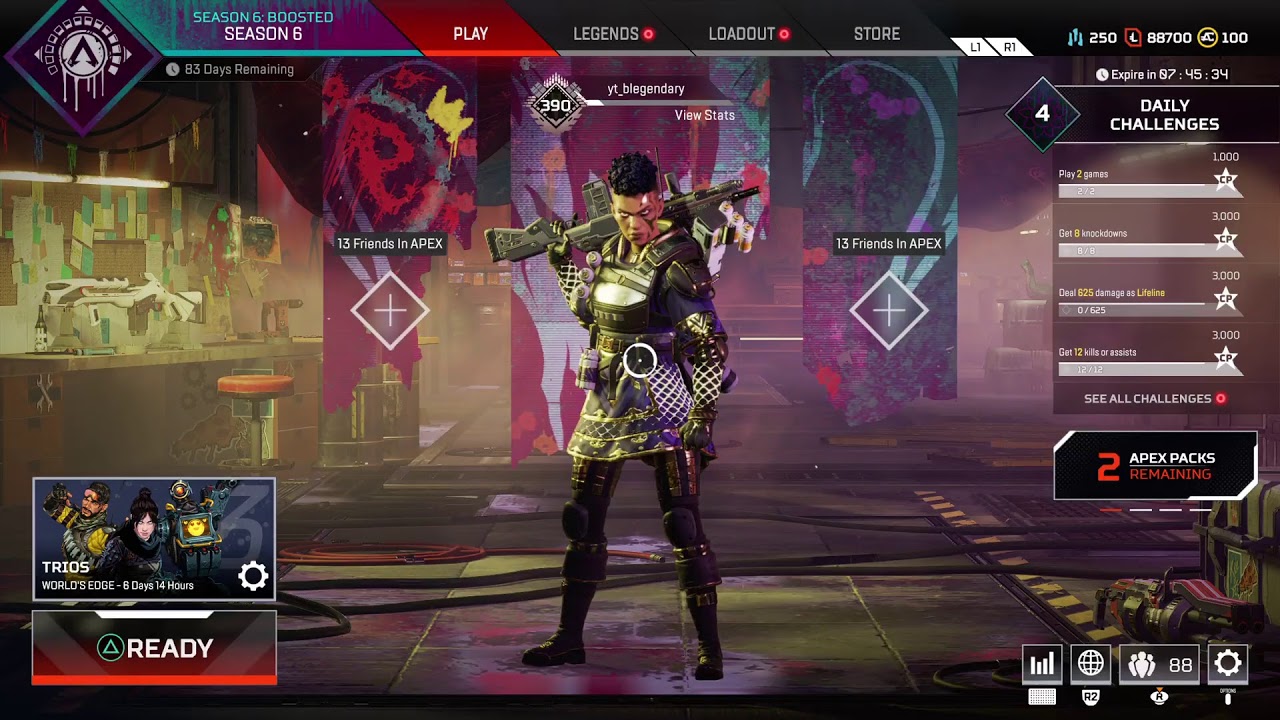 Apex legends new season 6!!!!THE LAG IS REAL