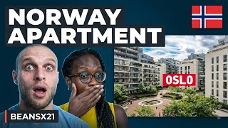 Oslo Apartment Tour: Modern Living Standards in Norway | 🇺🇸 & 🇱🇹 REACT