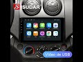 Isudar T19 Auto Estéreo Radio Android 1+32g Para Chevrolet Aveo 2005-2017 Frente Bluetooth GPS WIFI