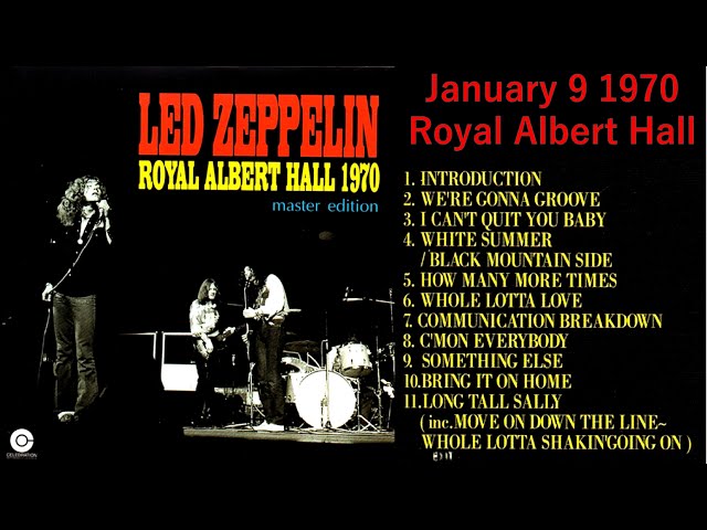 Led Zeppelin 756 January 9 1970 Royal Albert Hall London UK - YouTube