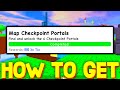 How to get map checkpoint portals locations quest in the classic roblox