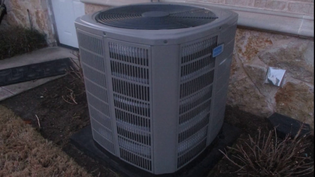 3 2017 American Standard Silver Series Heat Pumps Running In Heat Mode