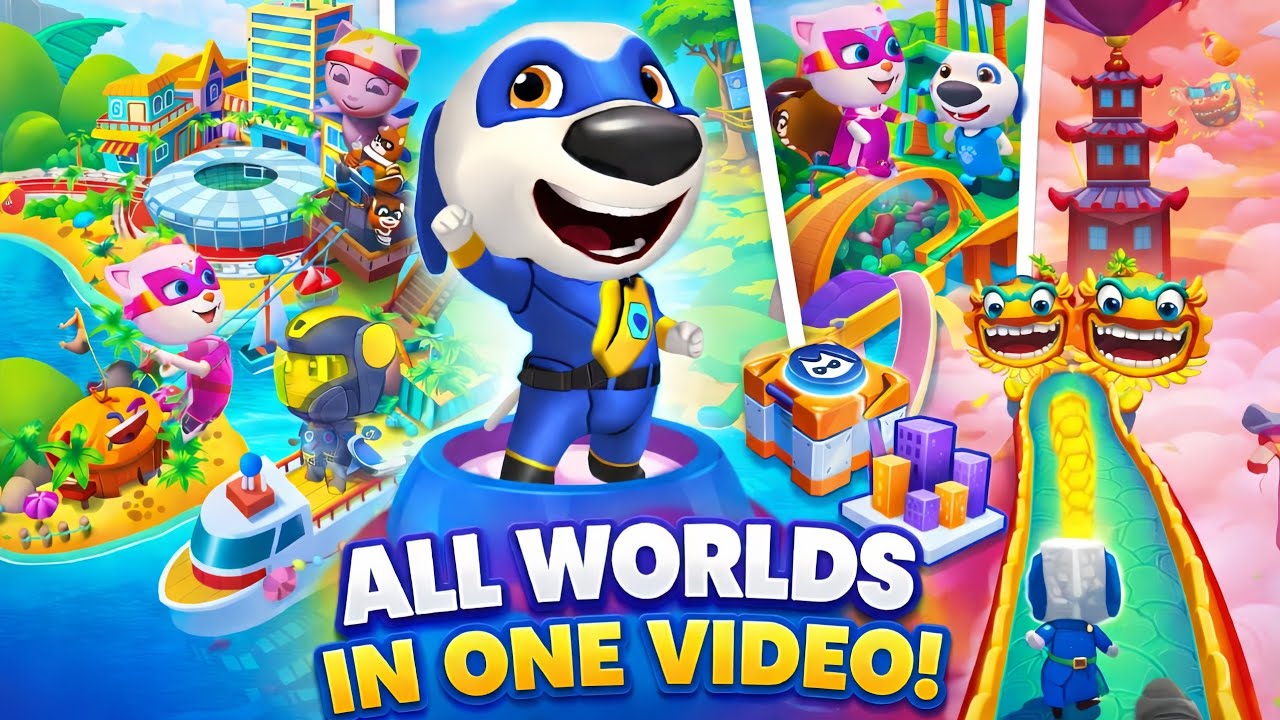 Epic Rescue Mission! 😱 Tom & Angela Free Hank.....Hank gameplay..All worlds in one video...🤩🤩