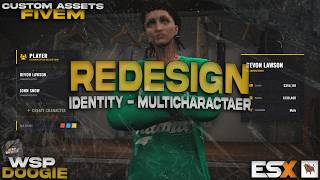 FiveM Best Multicharacter & Identity Script (2026) | WSPDoogie UI Redesign + Spawn Selector [ESX/OX]
