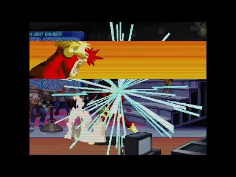 X-Men vs. Street Fighter - Wolverine, Cyclops vs. Charlie, Ken 2