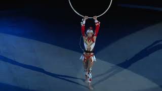 Цветкова Антонина.Воздушная гимнастика в кольце.Галадриэль.Тверь ,цирк ,2021.