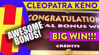 Awesome Bonus! Cleopatra KENO #KENONATION screenshot 4