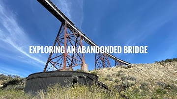 THE ABANDONED GORDON CREEK  TRESTLE BRIDGE