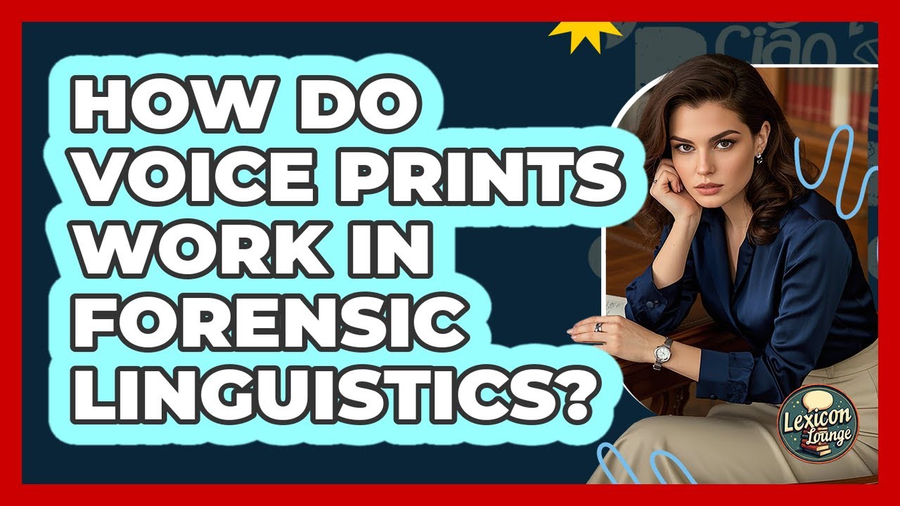How Do Voice Prints Work In Forensic Linguistics? - Lexicon Lounge ...
