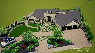 Circular driveway design