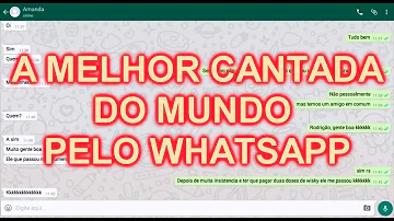 Como dar uma cantada pelo WhatsApp?