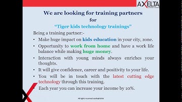 TigerKids Training Partnership FREE Webinar - Axelta Systems