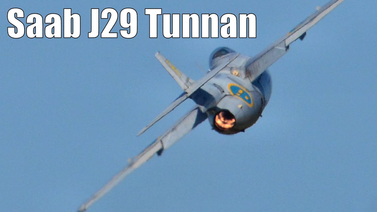 Tunnan Goes Afterburner - Saab J29 Cold War Jet Fighter - SweAF 2024