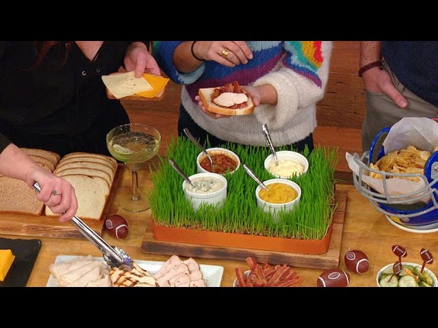 A Make-Your-Own Football Party Sandwich Bar | Rachael Ray Show