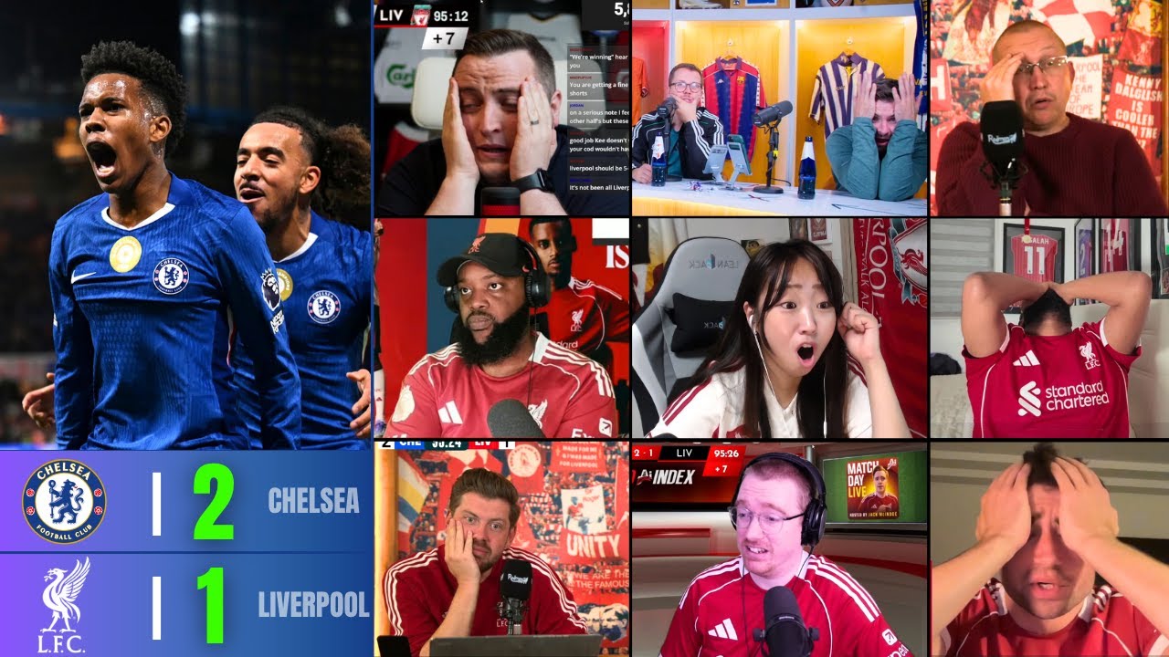 Liverpool Fans DEVASTATED 😫 Reactions to Chelsea 2-1 Liverpool | Premier League Fan Reactions