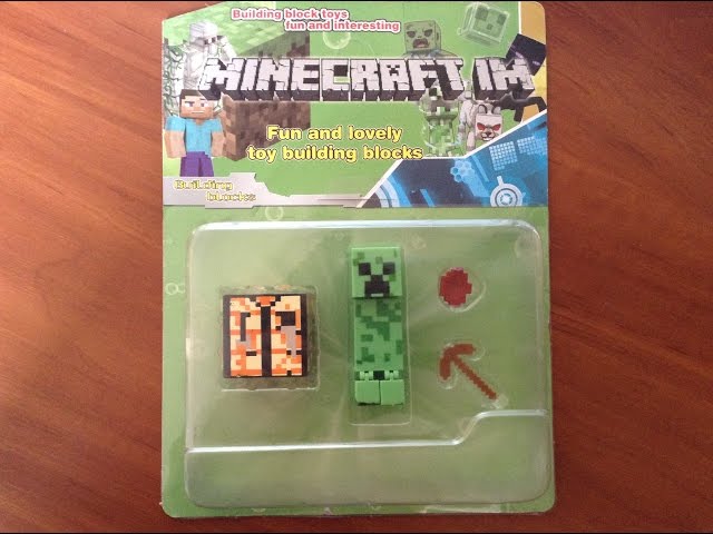 Fake Minecraft toys no bad words Creeper Figure - YouTube Fake Minecraft toys no bad words Creeper Figure - YouTube