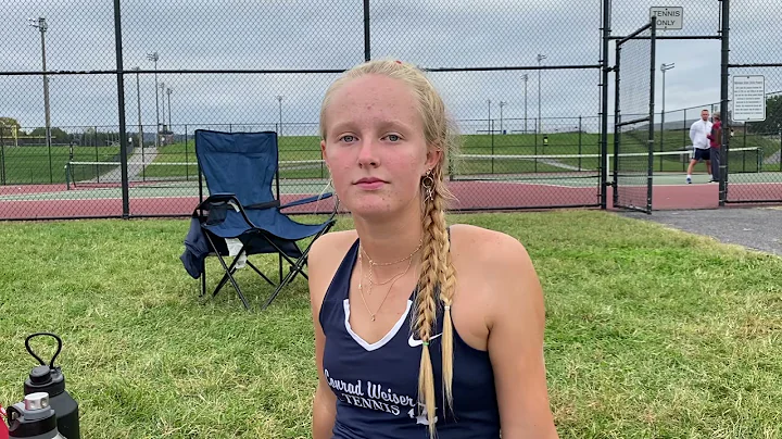 Conrad Weiser tennis - Emma Perkins (10-11-21)