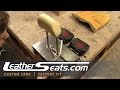 Nissan 350z headrest foam steaming and leather kit headrest installation  leatherseatscom