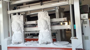 BIG VERTICAL STONE MACHINE CNC ROUTER
