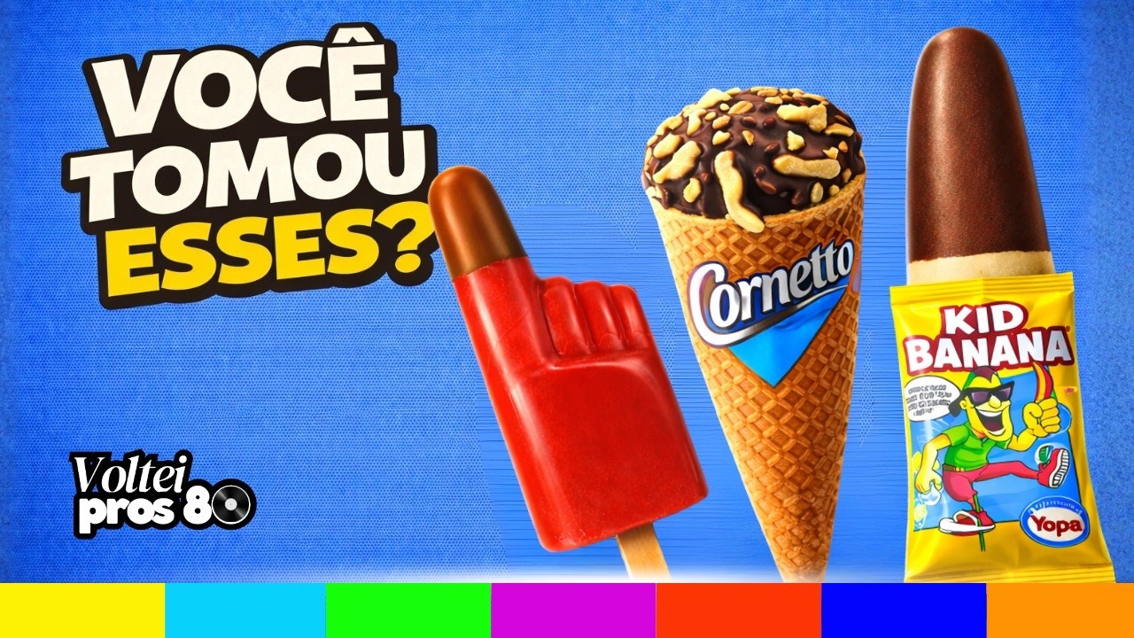 Sumiram esses Picolés dos Anos 80? / Quiz 3 perguntas