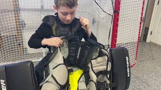 Everett-How to get dressed in your goalie equipment