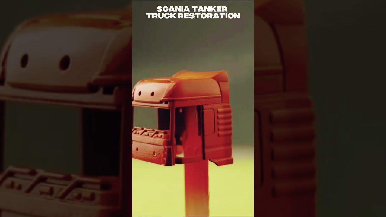 Restoring a Vintage Scania Tanker Truck Toy – Rusty to Shiny Again! 🔧🚚 