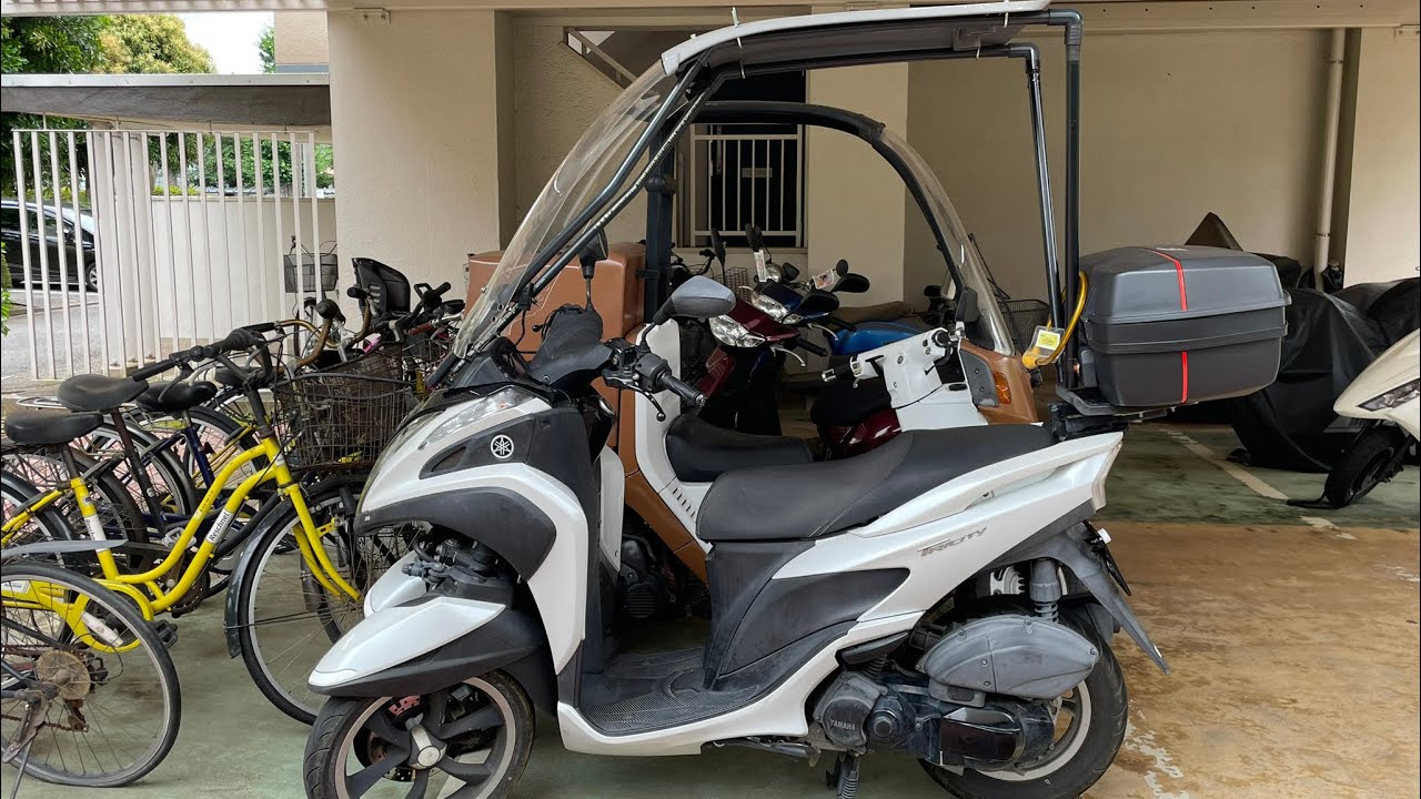 Work Log] Yamaha Tricity 125, a light motorcycle trike with a