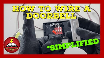 How to wire a simple doorbell circuit - Super Simple Doorbell Wiring - The Electrical Guide *UPDATED