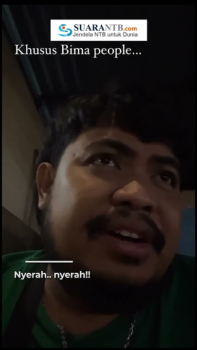 Curhat Rigen dalam bahasa Bima, soal beratnya mudik ke Bima, NTB dengan naik mobil pribadi.