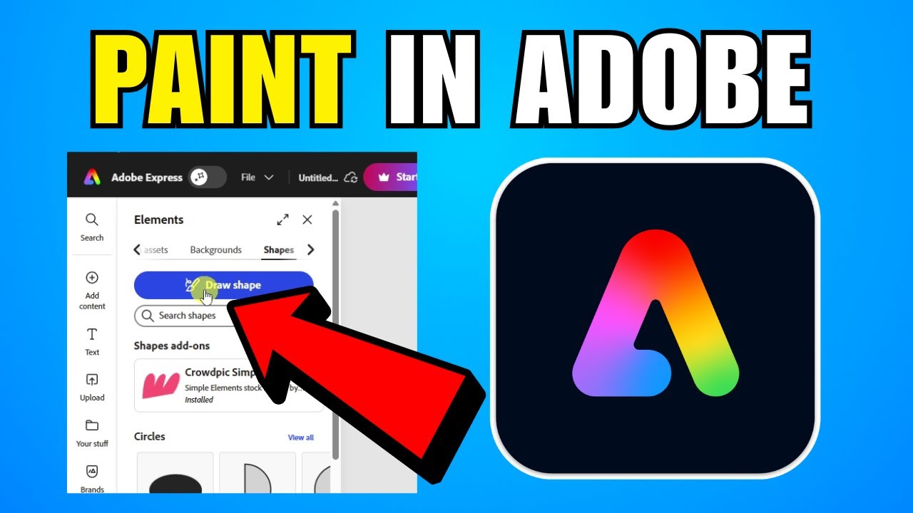 How To Paint In Adobe Express (2026) (Complete Guide) - YouTube