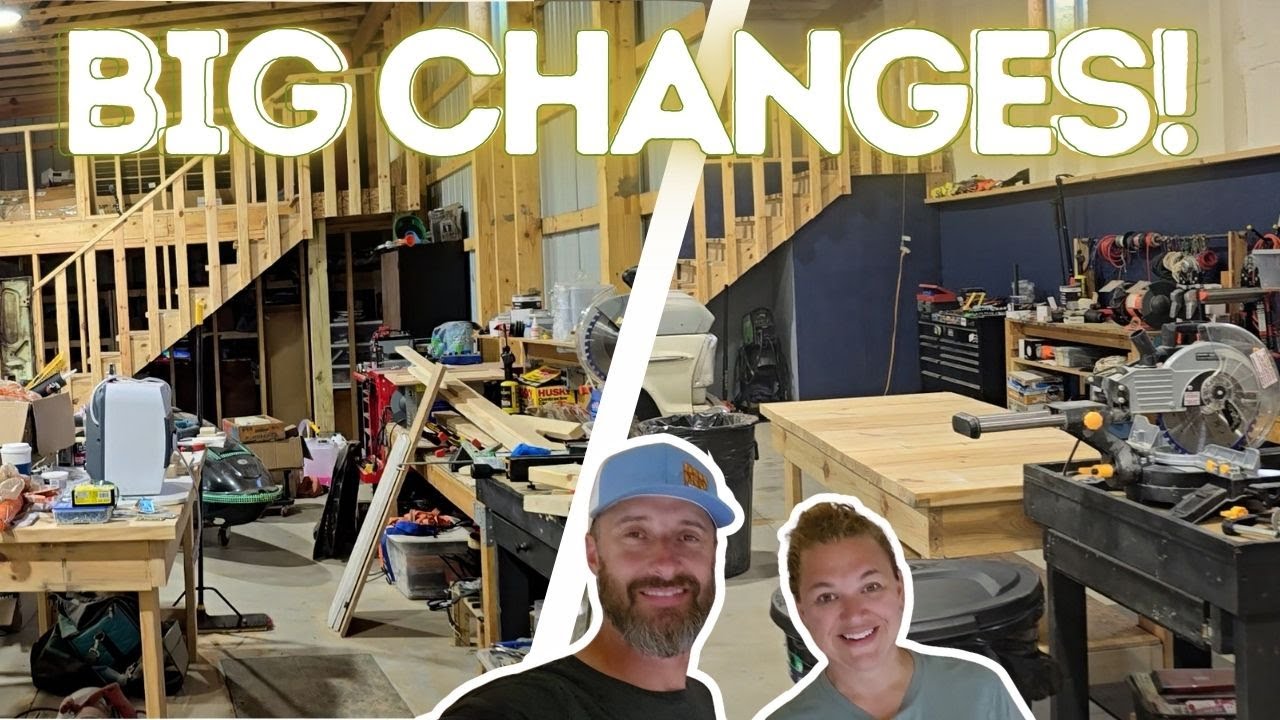 We Emptied the Shop for This!  Spray Foam & Storage – Full Workshop Makeover