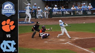 Clemson vs. North Carolina ACC Baseball Championship Highlights (2022)