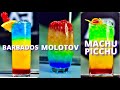 COCTELES COLORIDOS MAS POPULARES🍹| 4 BEBIDAS DIFERENTES | Mentor Joglan