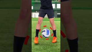 Simple step to learn this skill #footballdrills #skills #football #footballtraining