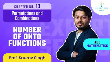 Number of Onto Functions | Permutations and Combinations | JEE | Mathematics - TG Campus