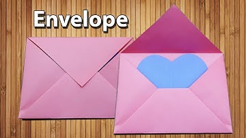 Origami Envelope Making With Paper [Without Glue Tape and Scissors] at Home - Easy DIY Crafts
