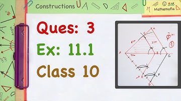 Question 3 - Exercise 11.1 | Class 10 | Chapter 11 |  Constructions | NCERT Maths | CBSE
