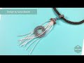 Tassel Pendant Tutorial | Project Long Necklace | Miyuki Beading PRAW DIY