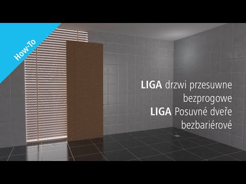 Kabiny prysznicowe Kermi – montaż LIGA drzwi przesuwne bezprogowe