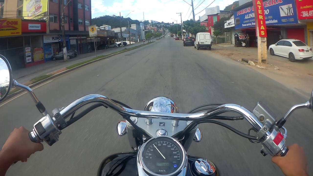 SHADOW 750 🚀🚂 - É  BOA NA CIDADE ? QUAL COMSUMO?