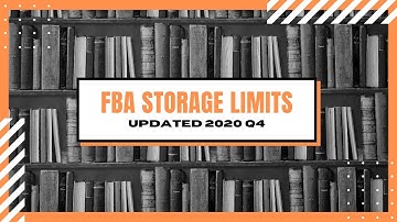 How to see your Amazon FBA storage limits for Q4 2020 if your IPI is below 500