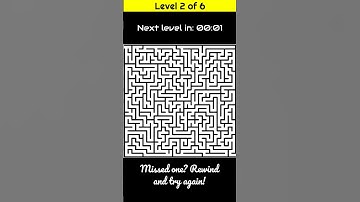 Can You Solve 6 Hard Mazes in 60 Seconds? 🧠👀 #BrainGame